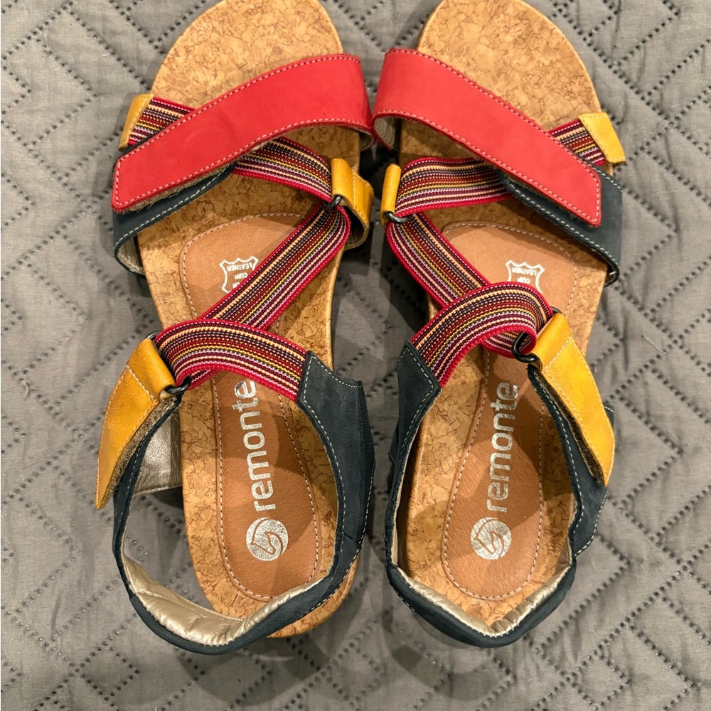 Remonte Multicolored Sandals - Size 38